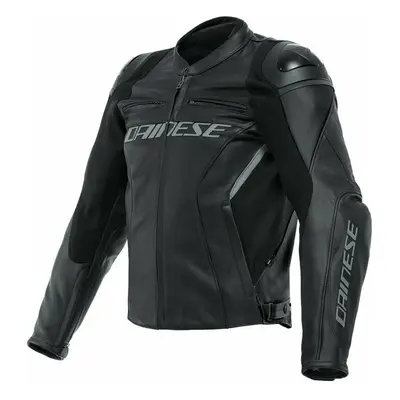 Dainese Racing Black/Black Kožená bunda