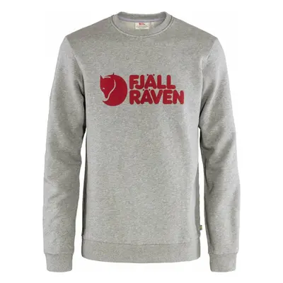 Fjällräven Logo Sweater Grey/Melange Outdoorová mikina