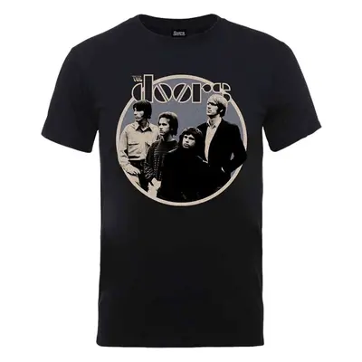 The Doors Tričko Retro Circle Unisex Black