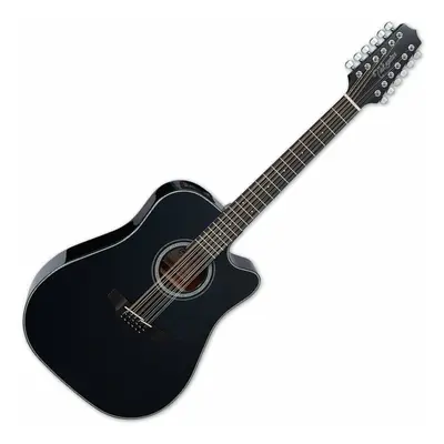 Takamine GD30CE-12 Black 12-strunná elektroakustická kytara