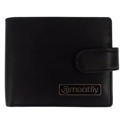 Meatfly Nathan Premium Leather Black Peněženka