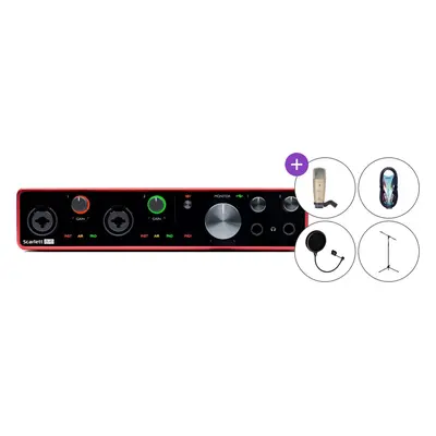 Focusrite Scarlett 8i6 3rd Gen SET USB zvuková karta