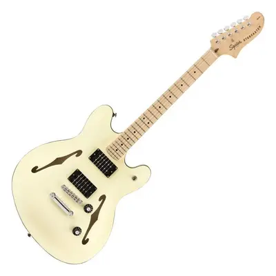 Fender Squier Affinity Series Starcaster MN Olympic White Semiakustická kytara