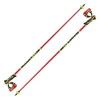 Leki Venom SL 3D Bright Red/Black/Neonyellow cm Lyžařské hole