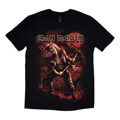 Iron Maiden Tričko Benjamin Breeg Red Graphic Unisex Black