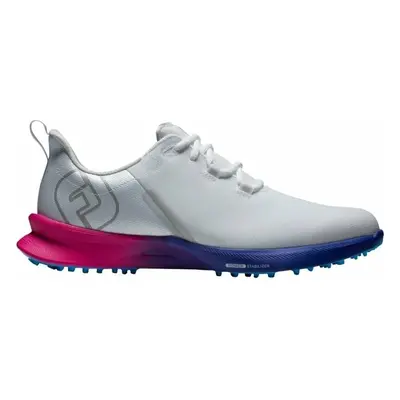 Footjoy FJ Fuel Sport White/Pink/Blue Pánské golfové boty