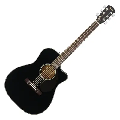 Fender CC-60SCE Concert Black Elektroakustická kytara Jumbo