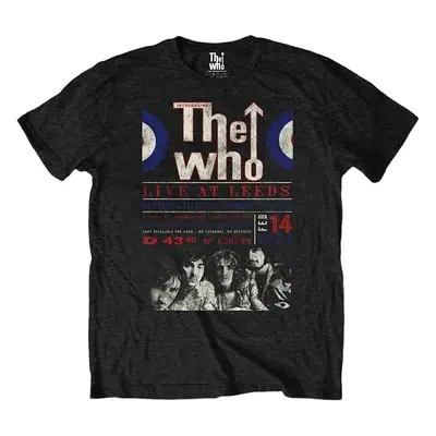 The Who Tričko Live At Leeds '70 Unisex Black