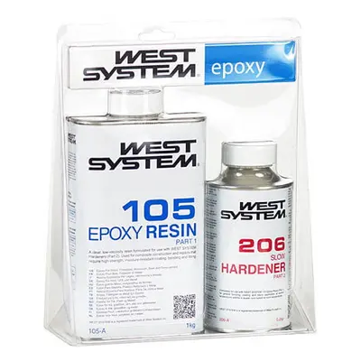 West System A-Pack Slow 105+206 Transparent 1,2 kg Přípravek k laminování