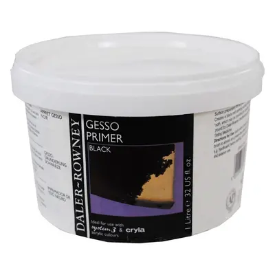 Daler Rowney Acrylic Gesso Primer Black L