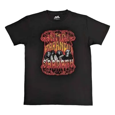 Black Sabbath Tričko Paranoid Psych Unisex Black