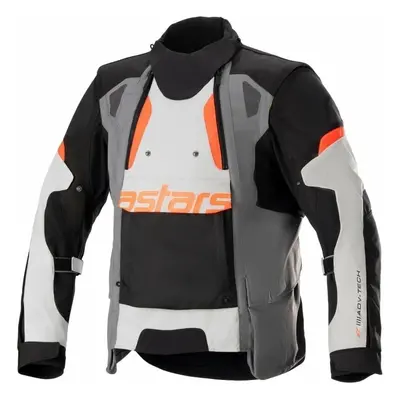 Alpinestars Halo Drystar Jacket Dark Gray/Ice Gray/Black Textilní bunda