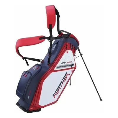 Big Max Dri Lite Feather Stand Bag Navy/Red/White