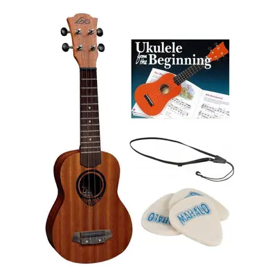 LAG TKUS SET Natural Satin Sopránové ukulele