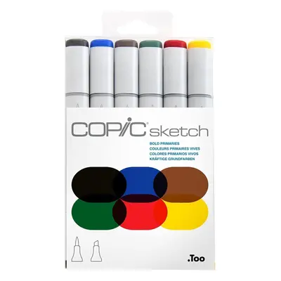 Copic Sketch Fixy Bold Primaries ks