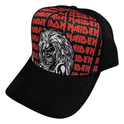 Iron Maiden Kšiltovka Eddie Logo Repeat Black