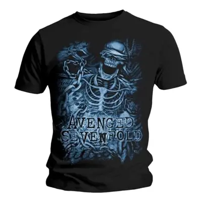 Avenged Sevenfold Tričko Chained Skeleton Unisex Black