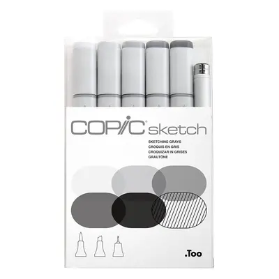 Copic Sketch Fixy Sketching Grays ks