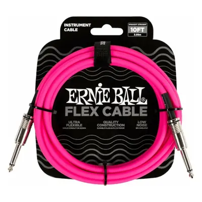 Ernie Ball Flex Instrument Cable Straight/Straight m Rovný - Rovný Nástrojový kabel