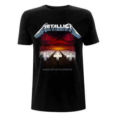 Metallica Tričko Master of Puppets Tracks Unisex Black