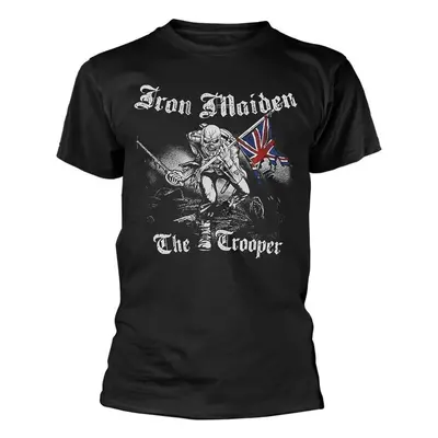 Iron Maiden Tričko Sketched Trooper Unisex Black