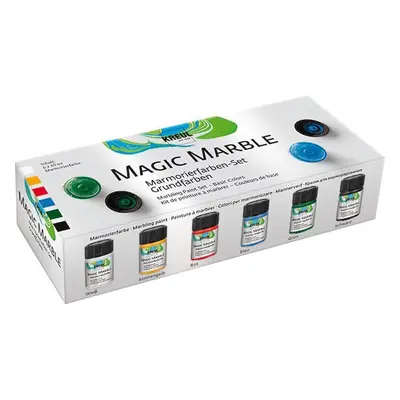 Kreul Magic Marble Sada barev pro mramorování Basic Colours x ml