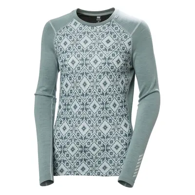 Helly Hansen Women’s LIFA Merino Midweight Graphic Long-Sleeve Crew Cactus Star Termoprádlo