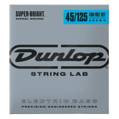 Dunlop DBSBNFF45125 Bass Super Bright Nickel Fan-Fret Set Struny pro 5-strunnou baskytaru