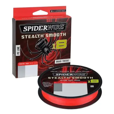 SpiderWire Stealth® Smooth8 x8 PE Braid Code Red 0,13 mm m 11,2 kg-24 lbs Šňůra