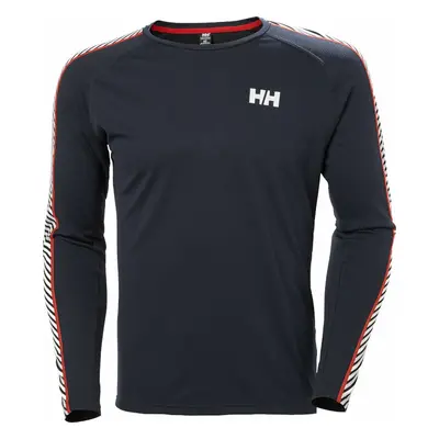 Helly Hansen Men's Lifa Active Stripe Crew Navy Technická spodní vrstva