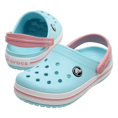 Crocs Crocband Clog Sandály Ice Blue/White