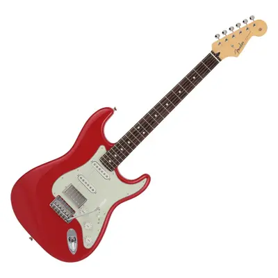 Fender MIJ Hybrid II Stratocaster HSS RW Modena Red Elektrická kytara