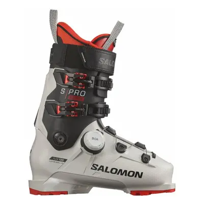 Salomon S/Pro Supra BOA GW Gray Aurora/Black/Red Sjezdové boty