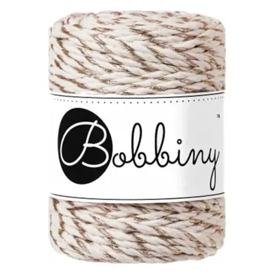 Bobbiny 3PLY Macrame Rope mm m Champagne Twist Šňůra