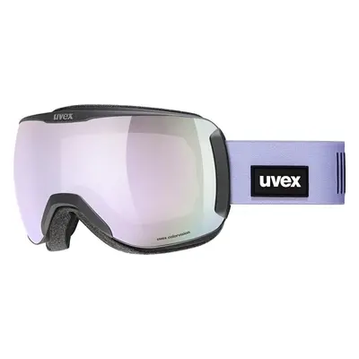 UVEX Downhill CV Black Mat/Mirror Lavender/Green Lyžařské brýle