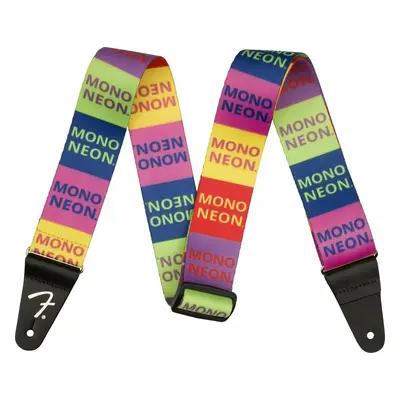 Fender MonoNeon Logo Strap Kytarový pás Multi