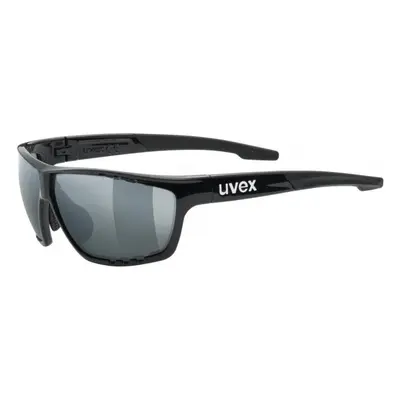 UVEX Sportstyle Black/Litemirror Silver Cyklistické brýle