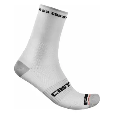 Castelli Rosso Corsa Pro Sock White 2XL Cyklo ponožky