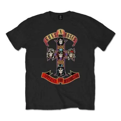 Guns N' Roses Tričko Appetite for Destruction Unisex Black