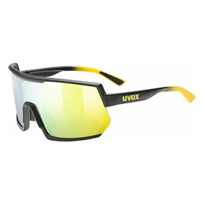 UVEX Sportstyle Sunbee/Black Matt/Mirror Yellow Cyklistické brýle