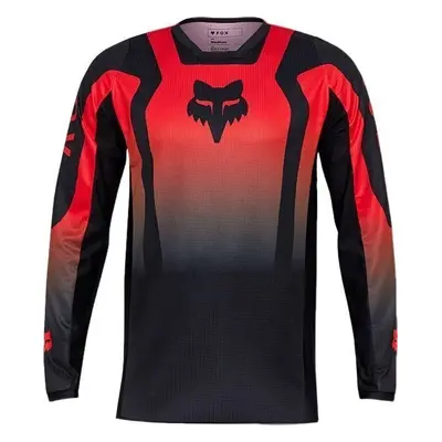 FOX Lean Jersey Fluorescent Red Motokrosový dres