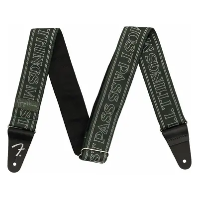 Fender George Harrison All Things Must Pass Logo Strap Kytarový pás Green