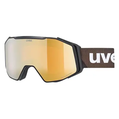 UVEX Gravity FM Black Mat/Mirror Gold Lyžařské brýle