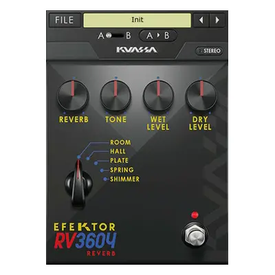 KUASSA Efektor RV3604 Reverb (Digitální produkt)