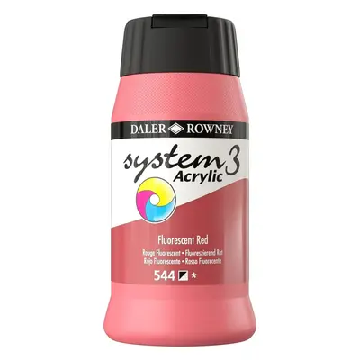 Daler Rowney System3 Akrylová barva Fluorescent Red ml ks