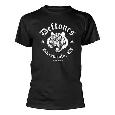 Deftones Tričko Tiger Sacramento Unisex Black