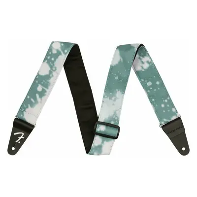 Fender Tie Dye Acid Wash Strap Kytarový pás Teal