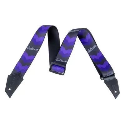 Jackson 299-3258-004 Kytarový pás Double V Black/Purple