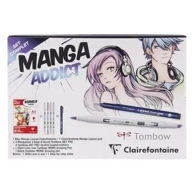 Clairefontaine Manga Addict Set Skicář g