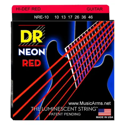 DR Strings NRE-10 Neon Struny pro elektrickou kytaru